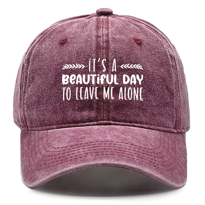 Vintage Washed Cotton Phrase Baseball Cap
