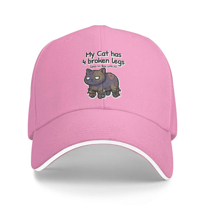Mewgenics My Cat Has Four Broken Legs Baseball Cap