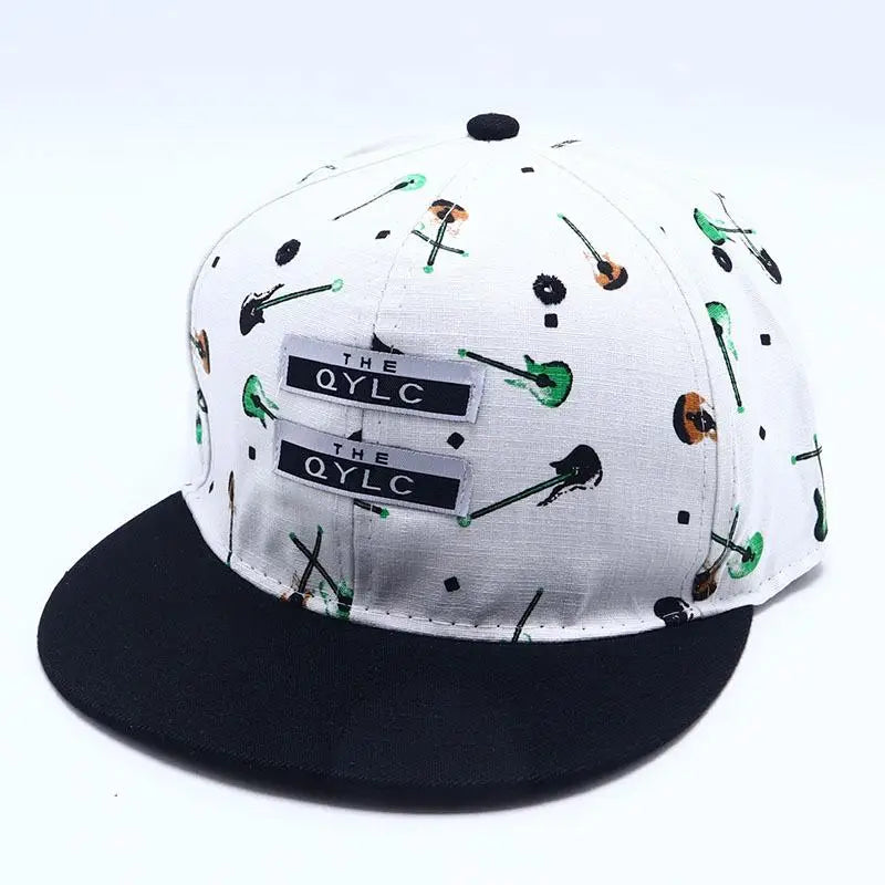 Adjustable Letter Embroidered Unisex Hip-Hop Snapback Cap