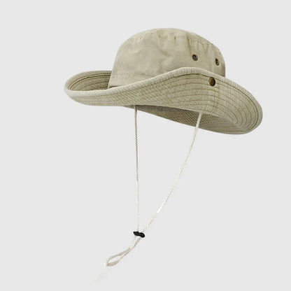 Newest Custom Logo Cotton Outdoor Travel Bucket Hat