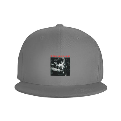 Turnstile American Hardcore Punk Band Flat Brim Snapback Cap