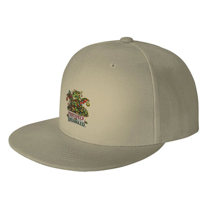 Festively Entangled Christmas Snapback Cap