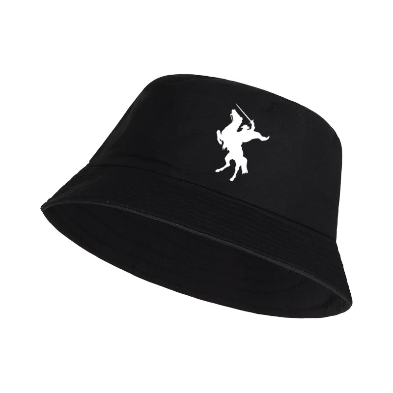 Knight Horse Rider Print Bucket Hat