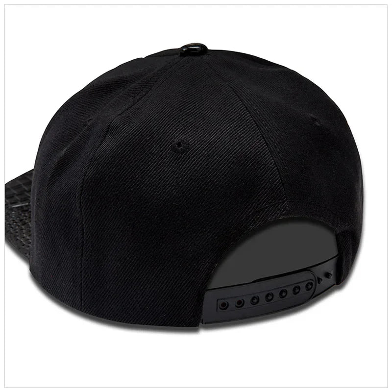 Men Women Summer Sport Sunscreen Hip Hop Punk Adjustable Cotton Flat Hat Size 56-63cm