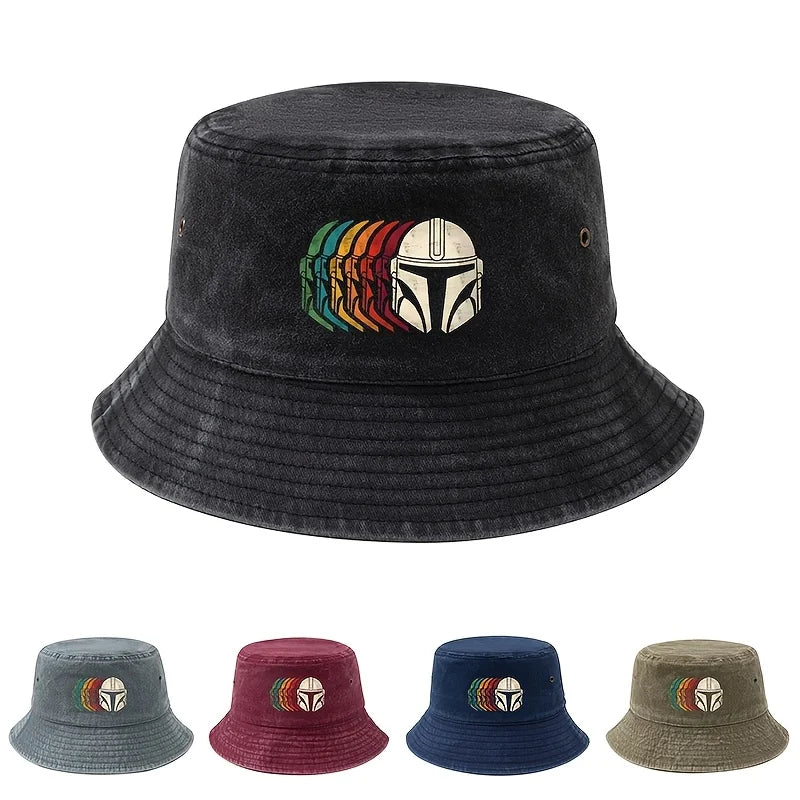 Rainbow Armor Print Outdoor Bucket Hat
