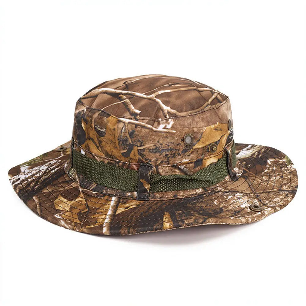 Reversible Foldable Wide Brim Fishing Bucket Hat