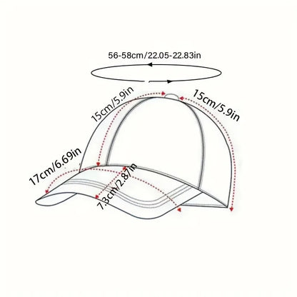 Interesting Baseball Cap Mountain Print Outdoor Men's