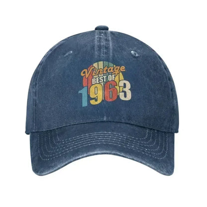 Best Of 1963 60th Birthday Vintage Baseball Cap