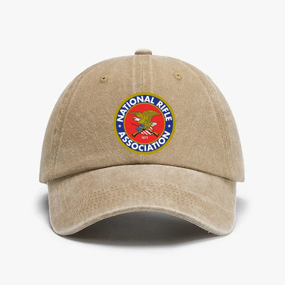 NRA AR 15 Distressed Baseball Cap