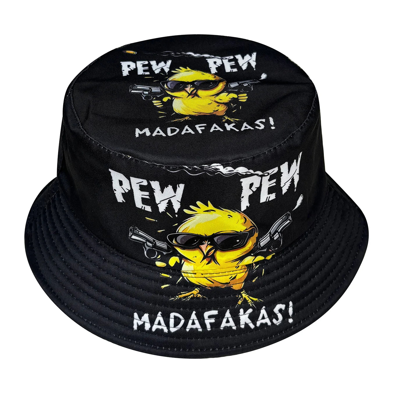 Cool Duck Fisherman Hat Lightweight Cartoon Duck