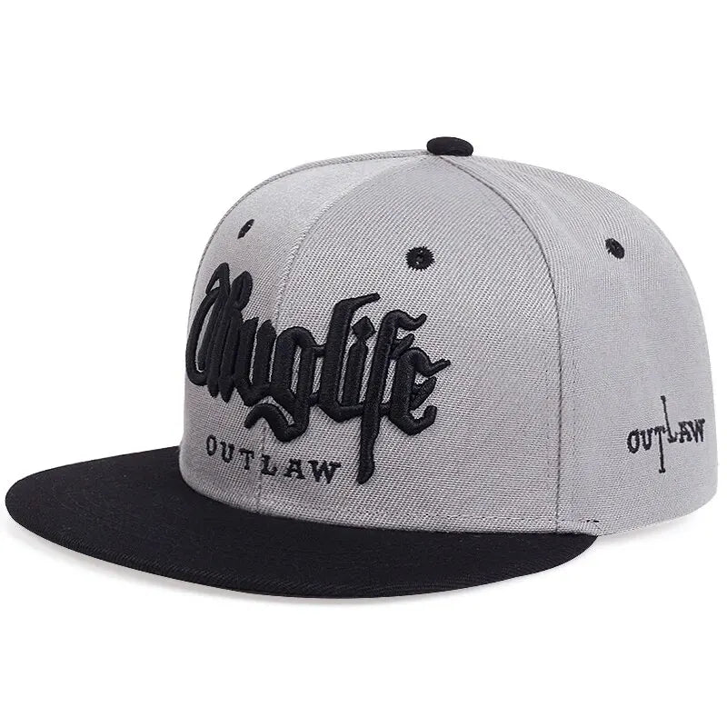 Thuglife Embroidered Adult Adjustable Hip-Hop Snapback Cap