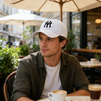 Unisex NY Letter Embroidery Baseball Cap Adjustable