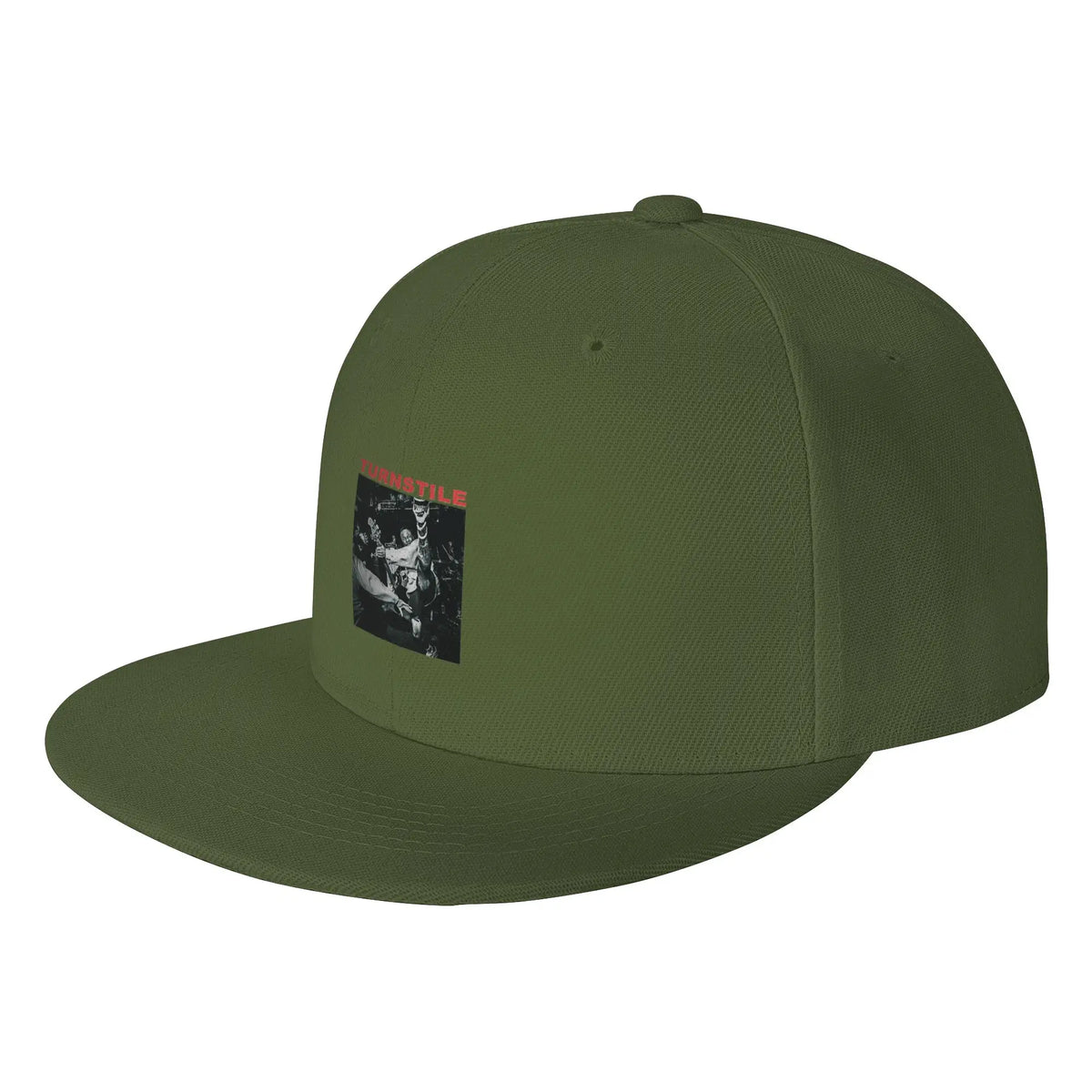 Turnstile American Hardcore Punk Band Flat Brim Snapback Cap