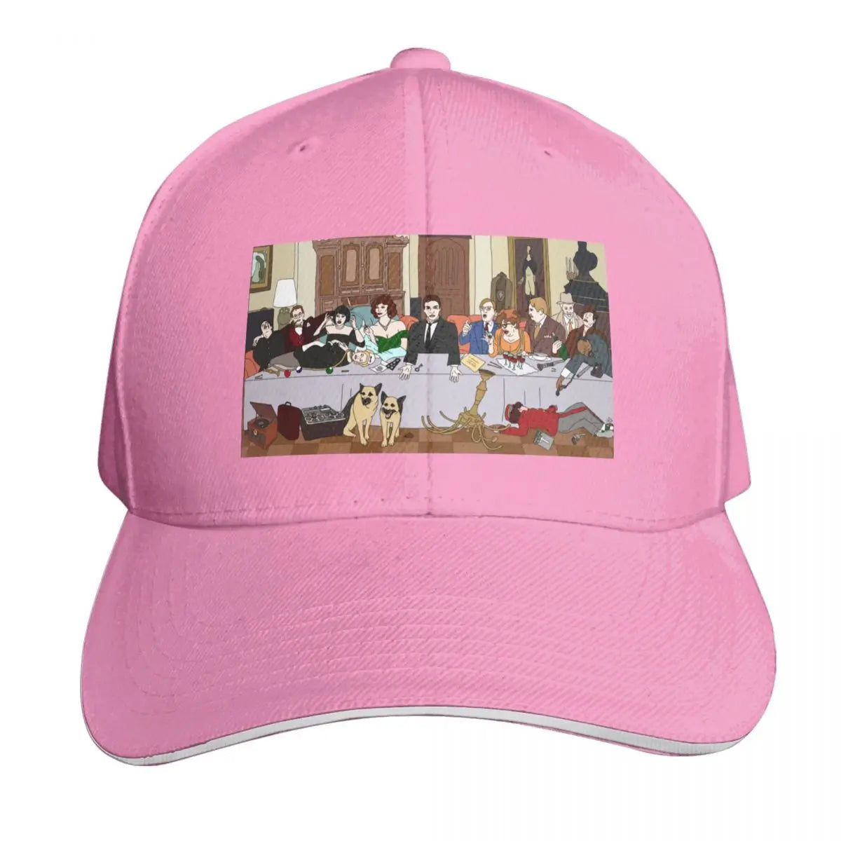 The Last Supper At Boddy Mansion Baseball Cap