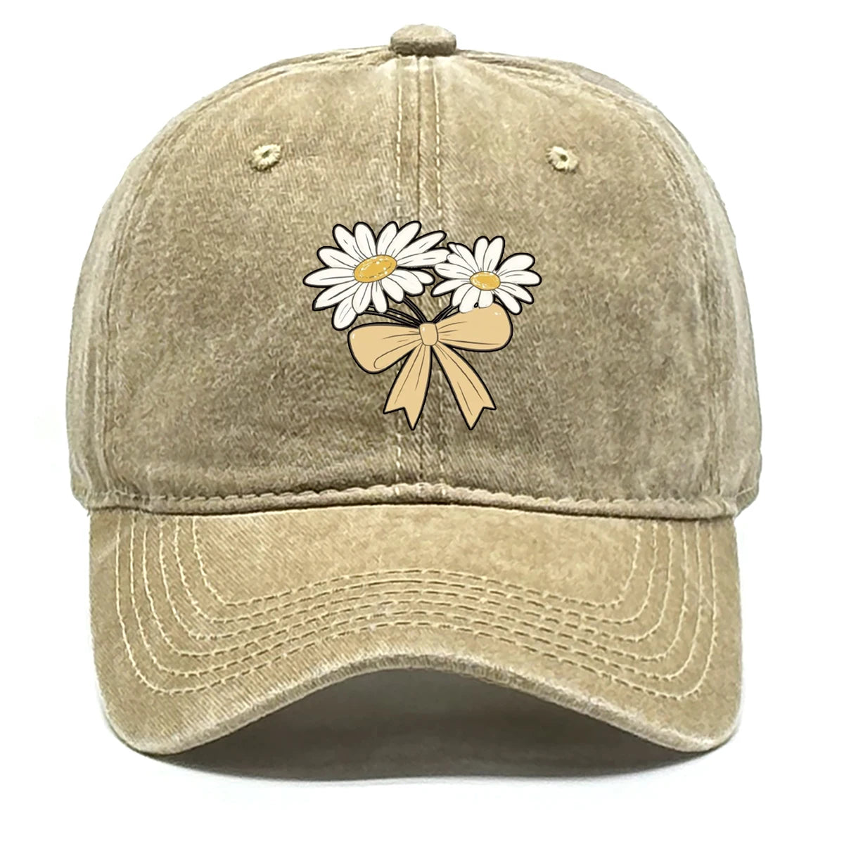 Adjustable Summer Cap For Women Men Flower Baseball Cap