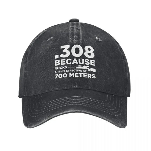 Gun Owner Graphic Denim Baseball Cap