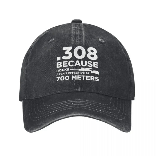 Gun Owner Graphic Denim Baseball Cap