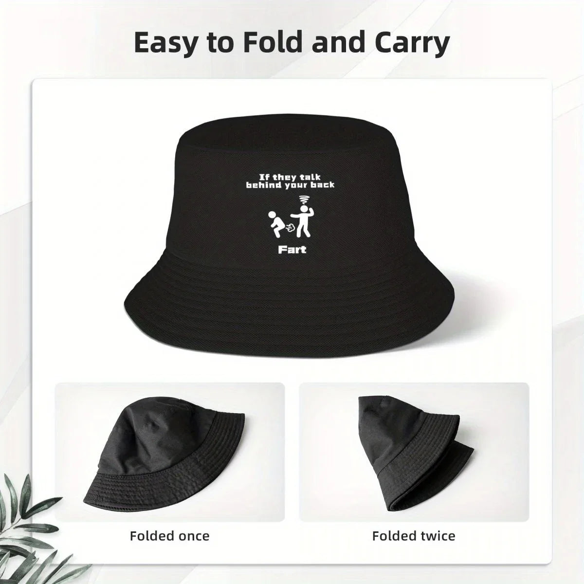 Funny Fart Quote Outdoor Bucket Hat
