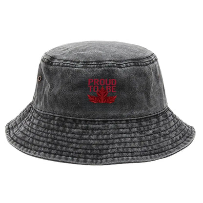 Canada Maple Leaf Bucket Hat Pride Style
