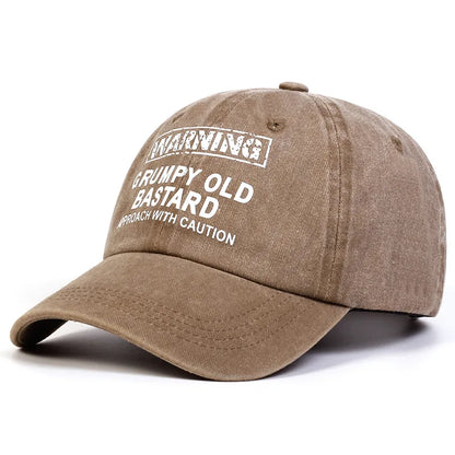 Letter Print Outdoor Baseball Cap