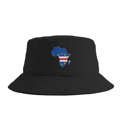 Flag Of Cabo Verde Bucket Hat Hip Hop