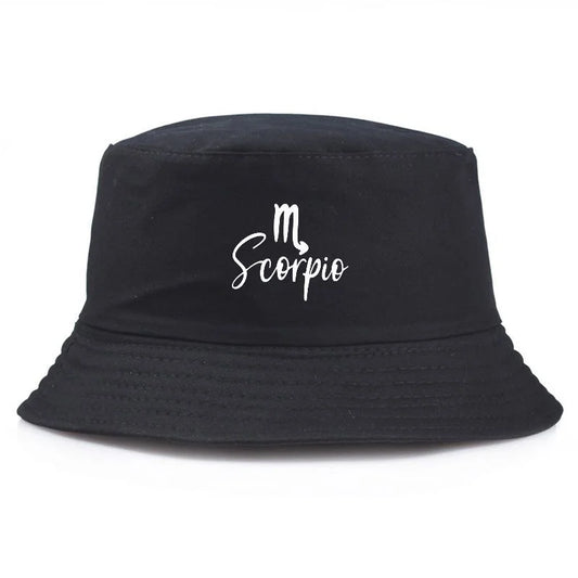 Scorpio Constellation Y2K Vintage Bucket Hat