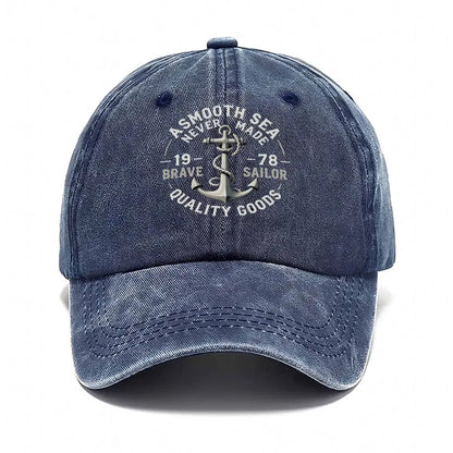 Vintage Washed Denim Baseball Cap