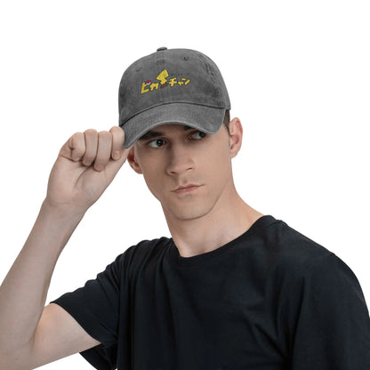 Pikachu Crazy Graphic Baseball Cap