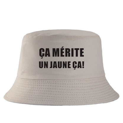 Funny French Slogan Reversible Bucket Hat Unisex