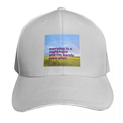 Inspirational Quote Low Profile Unstructured Baseball Cap
