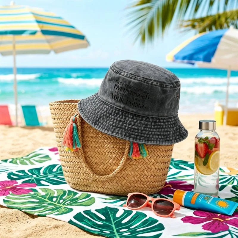 Latest Trend Solid Color Bucket Hat High Quality Breathable