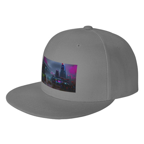 Post Apocalyptic City Snapback Cap
