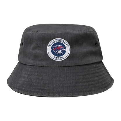 Unisex Distressed Washed Bucket Hat