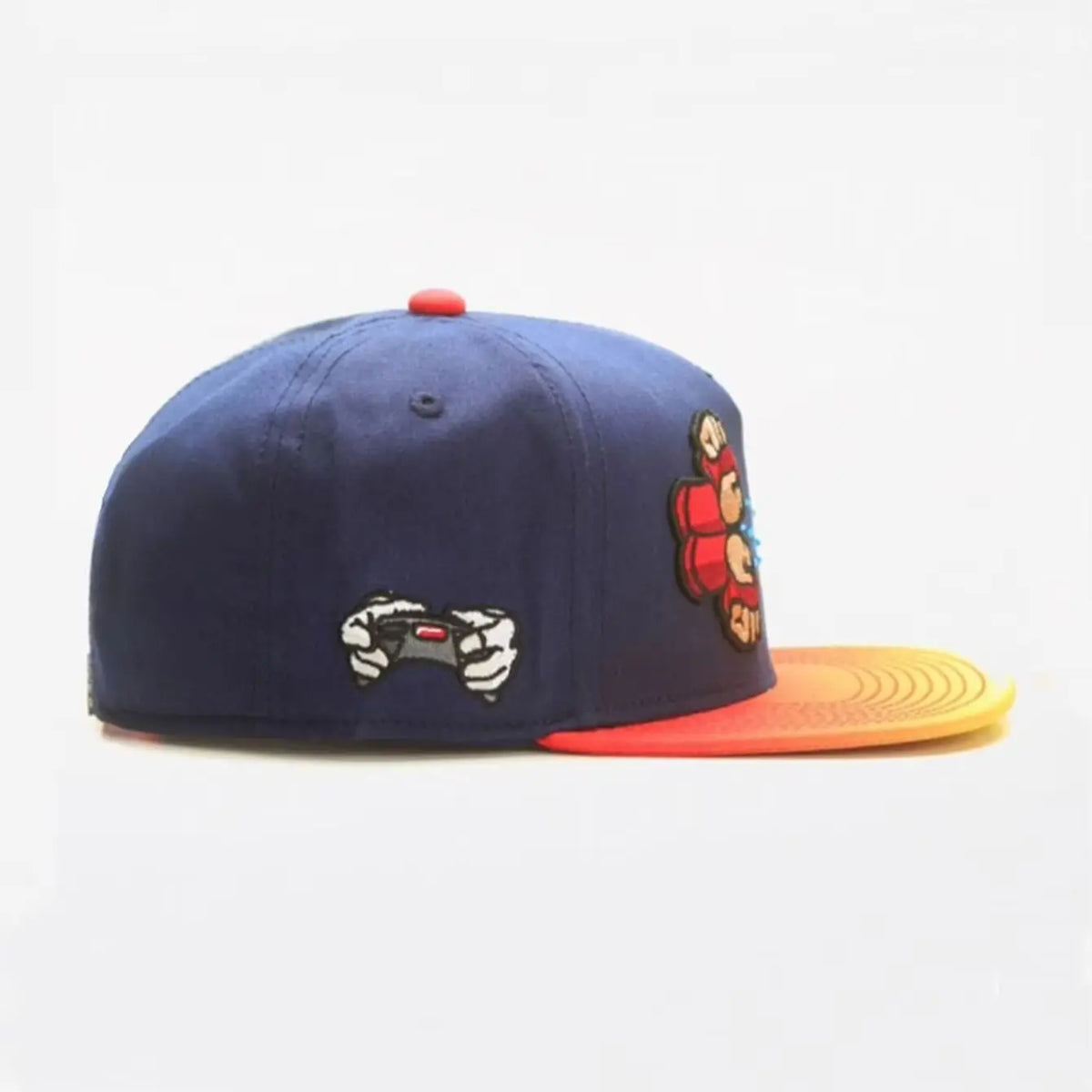 Cotton Embroidered Unisex Flat Brim Hip-Hop Snapback Cap