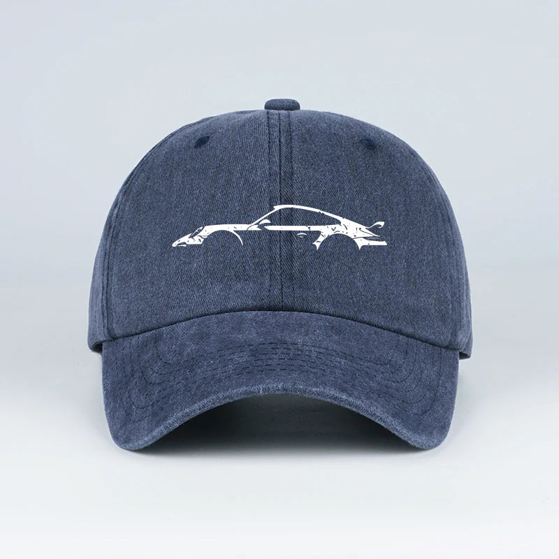 Retro Sports Car Baseball Cap
