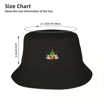 Baby First Christmas Celebration Bucket Hat Design