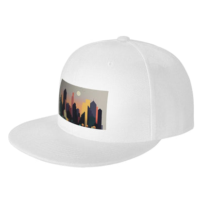 Fashion City Landscape Snapback Cap