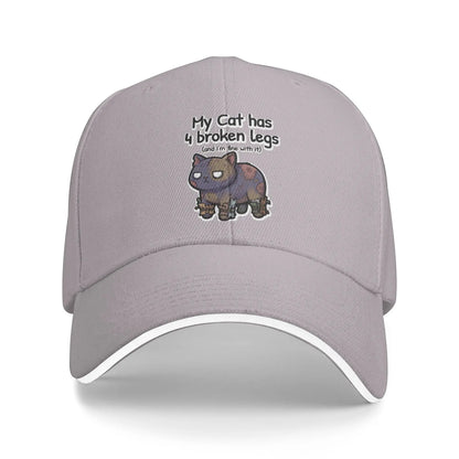 Mewgenics My Cat Has Four Broken Legs Baseball Cap