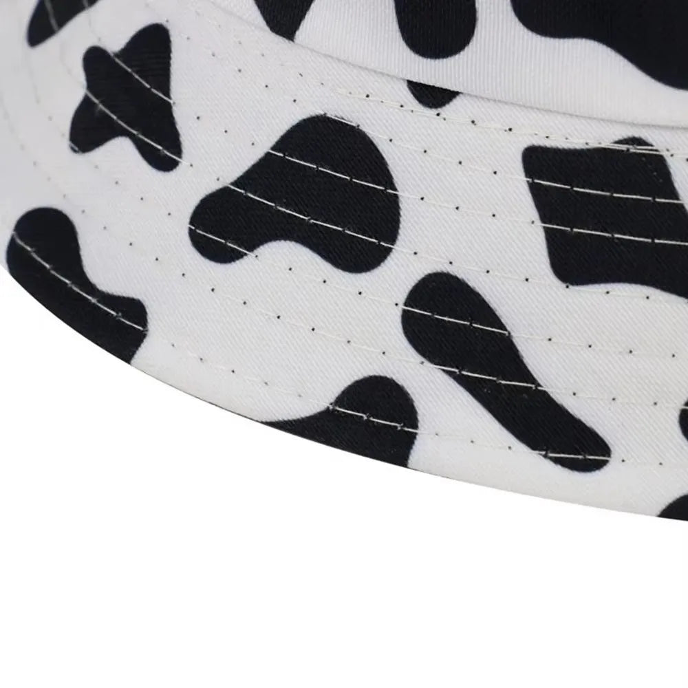 New Sun Protection Sweet Animal Cow Bucket Hat