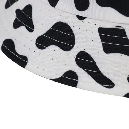 New Sun Protection Sweet Animal Cow Bucket Hat