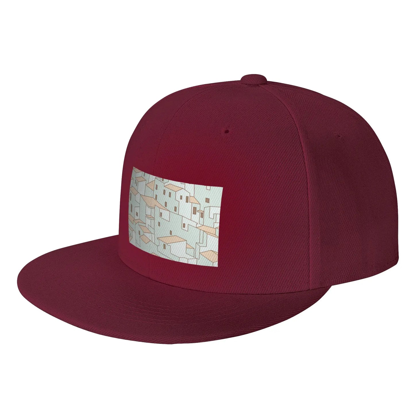 Fashion City Pattern Snapback Cap