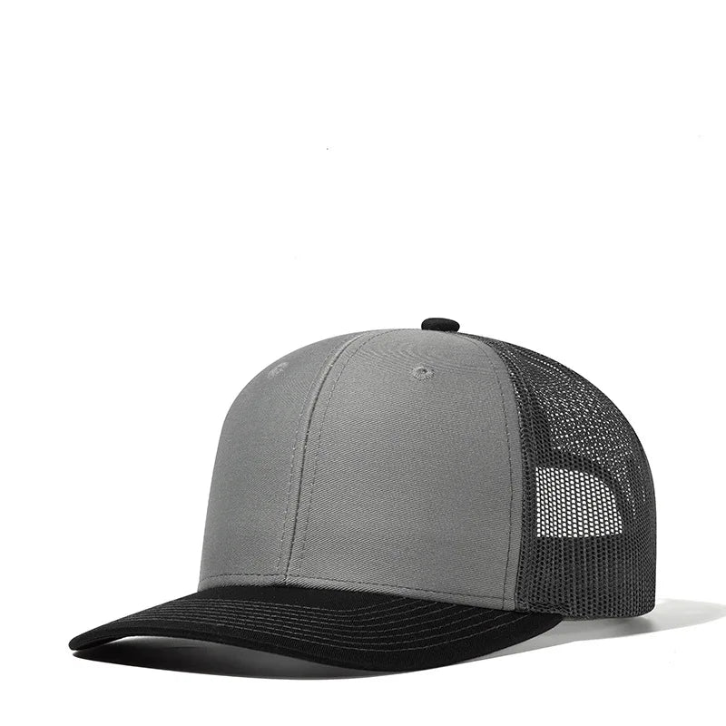 High Quality Mesh Baseball Cap Women Men Summer Cotton Breathable Sunhat