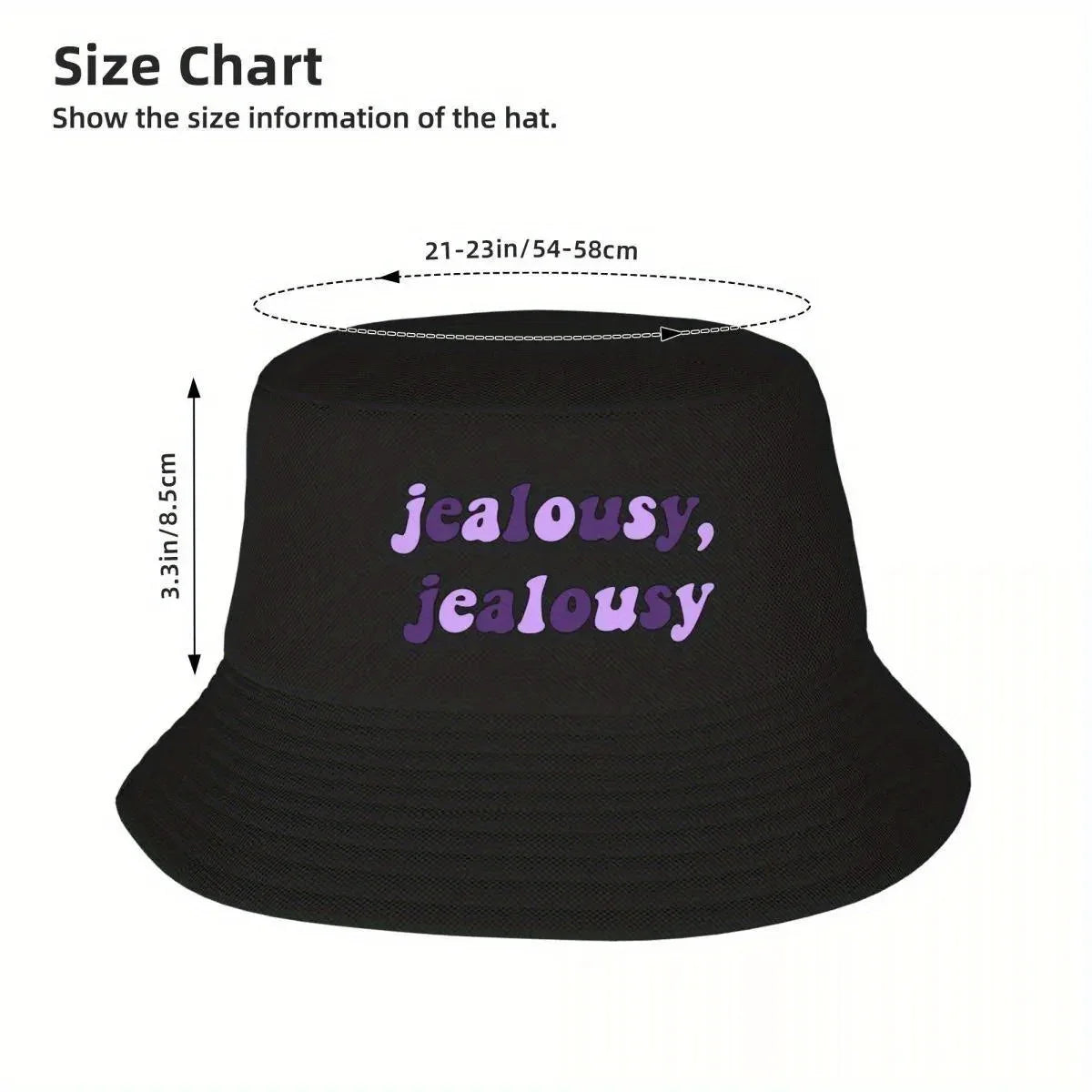New Jealousy Streetwear Hiking Bucket Hat