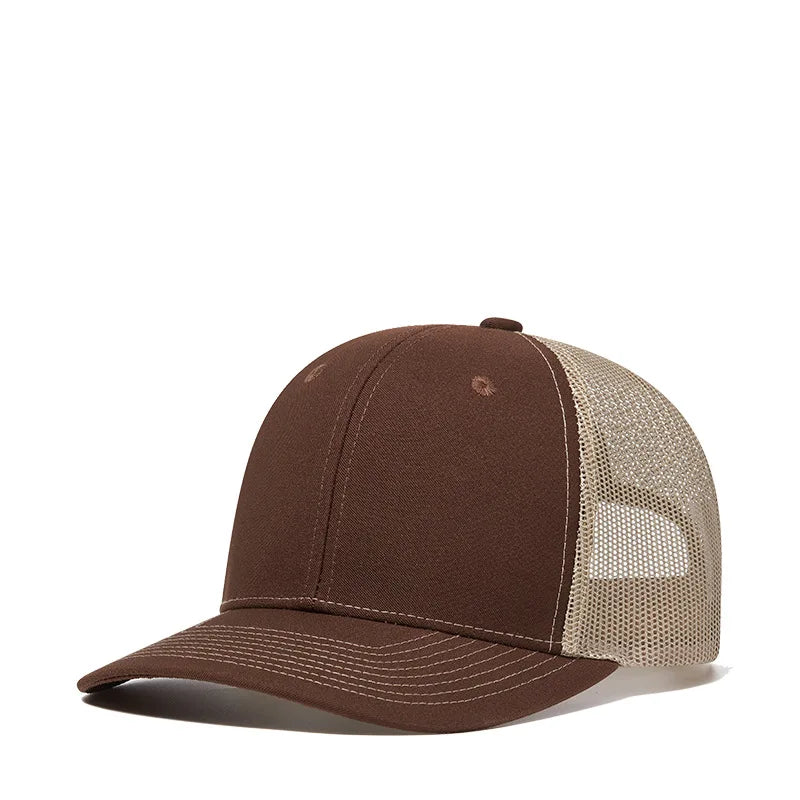 High Quality Mesh Baseball Cap Women Men Summer Cotton Breathable Sunhat