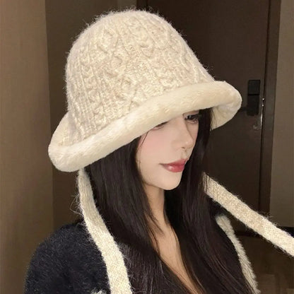 Unisex Vintage Windproof Knitted Winter Beanie Hat