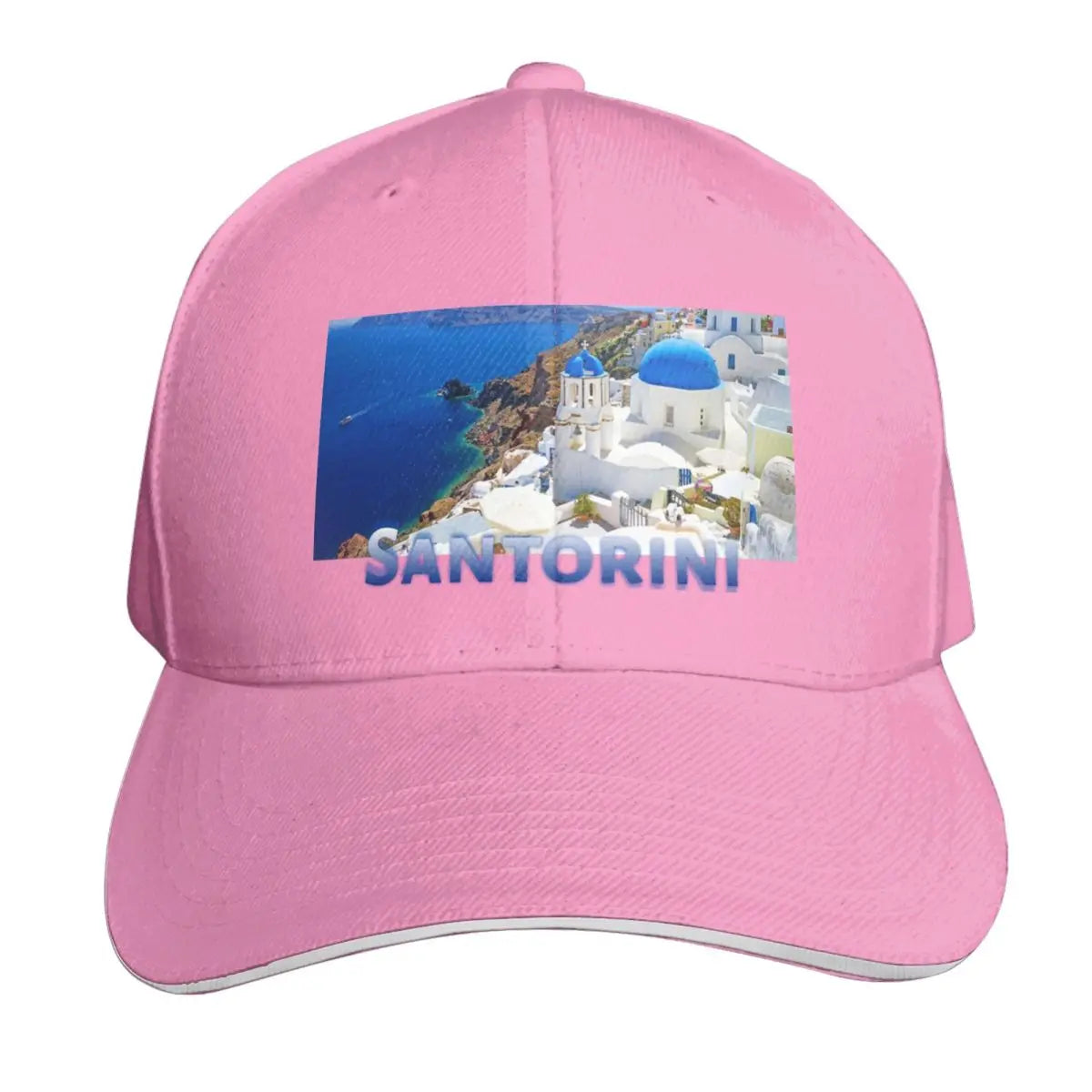 Santorini Greek Islands Callisc Baseball Cap