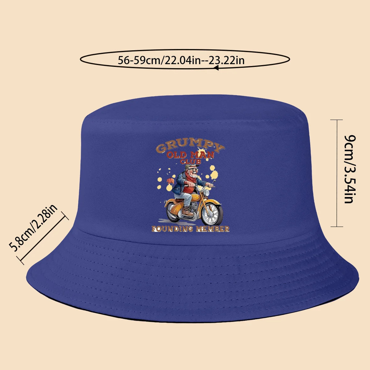 Grumpy Old Man Club Bucket Hat