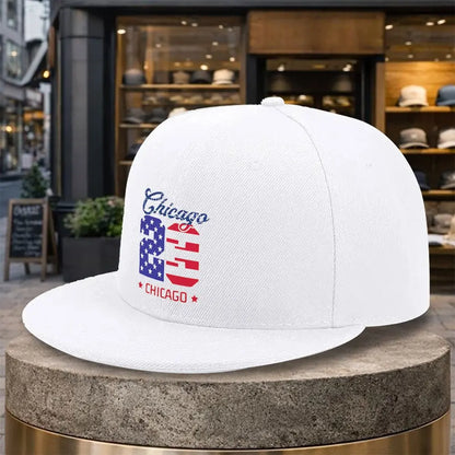 Chicago Flag Number 23 Snapback Cap