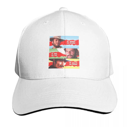 The Good Bad Ugly Faces Graphic Baseball Cap