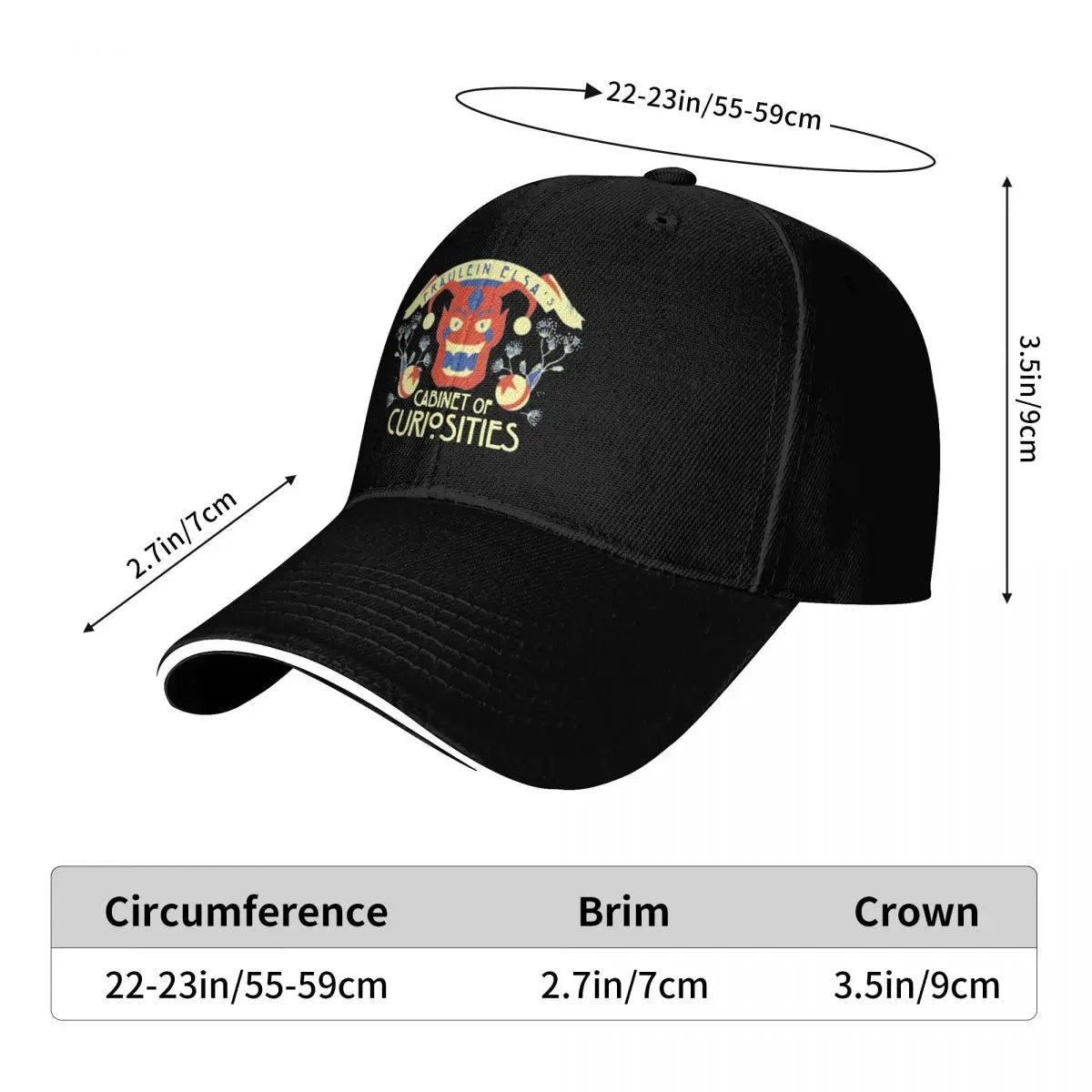 Baseball Caps Cabinet Of Curiosities Fashion Casual